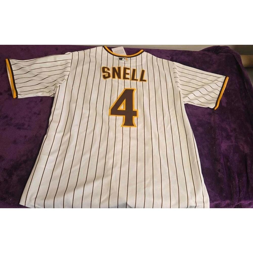 Official MLB Nike San Diego Padres Blake Snell #4 Jersey GENUINE Large MSRP $159